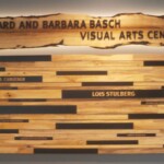 Engraved donor plaques on Dedication Wall Engraved donor plaques on Dedication Wall